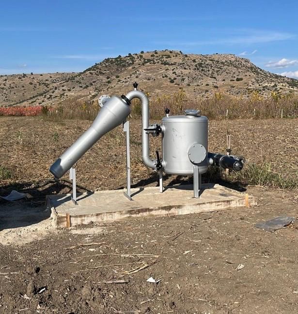 Arazide separatör ve filtre tankı