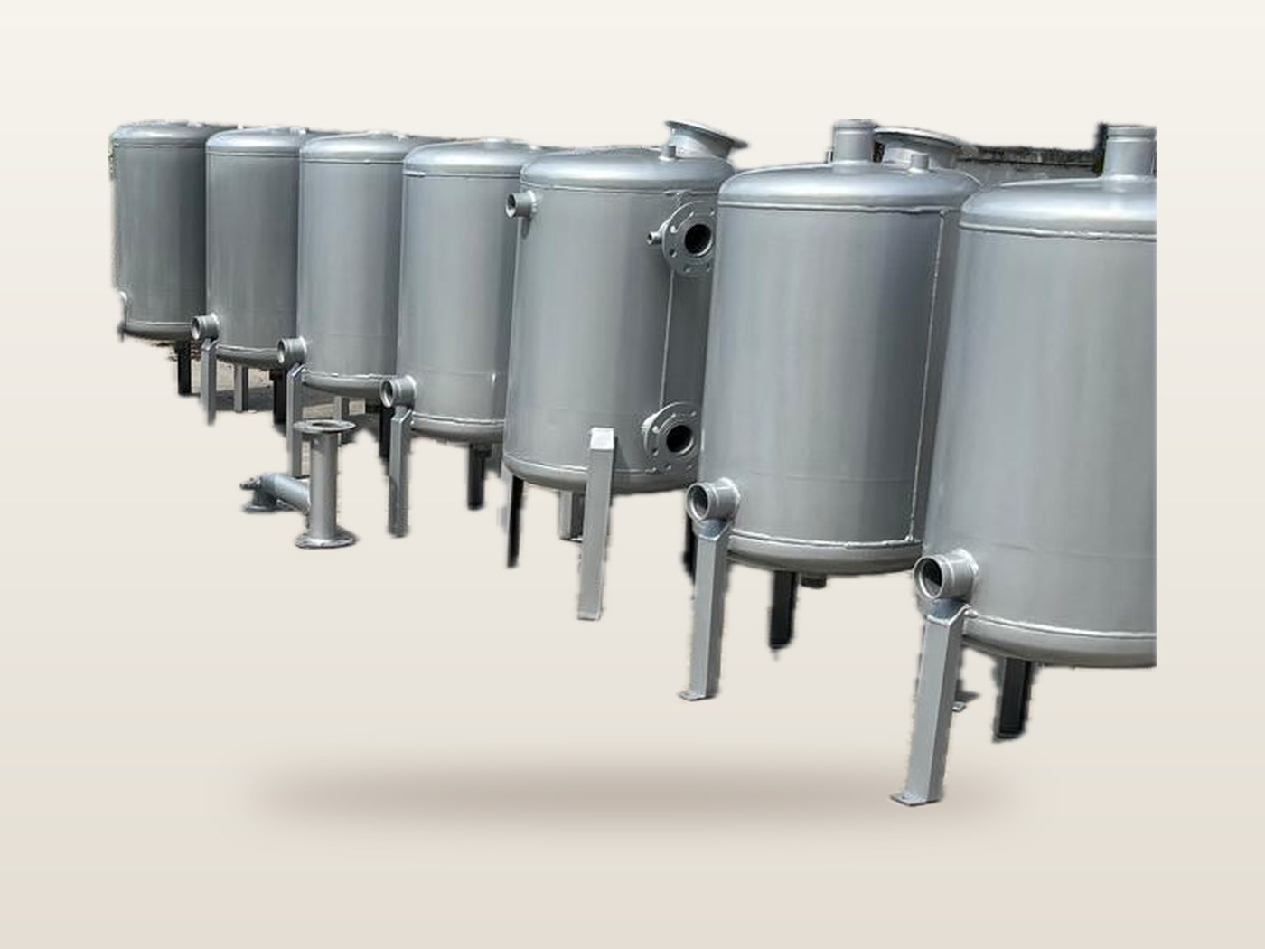 Sevkiyata hazır filtre tankları